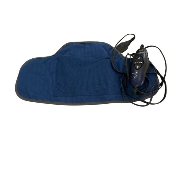 Sunbeam Heating Pad Hot & Cold Therapy, 3 Heat Settings Auto-Shutoff Blue, 11x21 - Picture 1 of 6